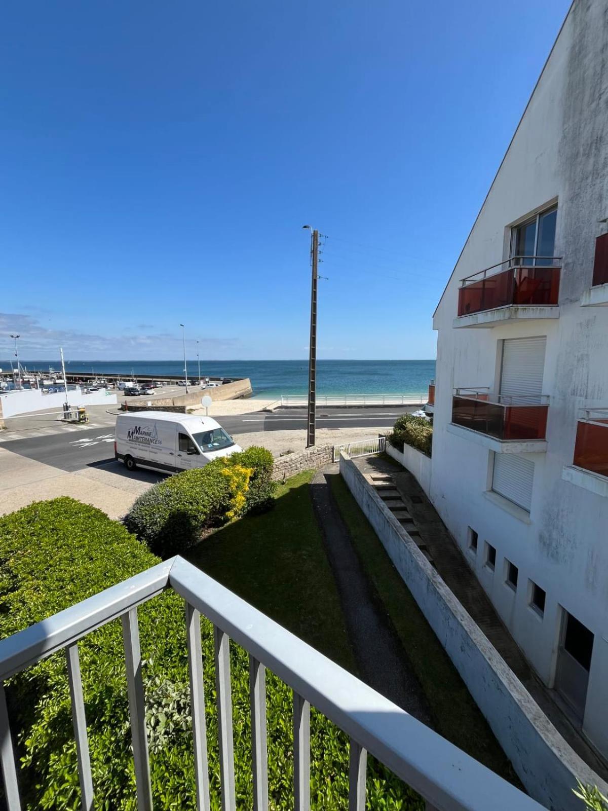 Maryland Vue Mer Port Haliguen Plage Du Porigo キブロン エクステリア 写真